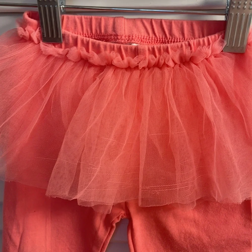 Petit Lem Size 12M Tutu Pants & Matching Shirt Set.EUC-See pics some tulle pulls - Picture 7 of 10